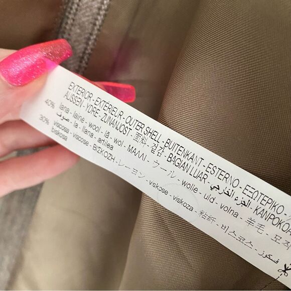 Zara Limited Edition 2021 Pinstripe Menswear Style Blazer Jacket - Picture 11 of 12